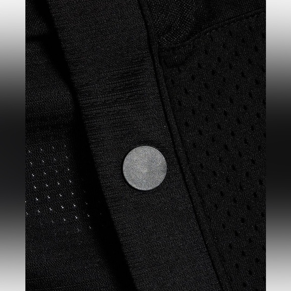 Mcq alexander mcqueen breathe appliquéd mesh panel satin midi skirt charcoal - Picture 5 of 11